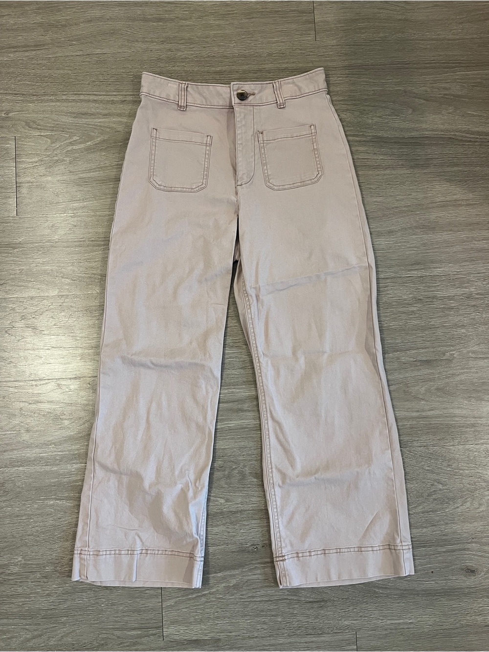 Women’s High-Rise Wide Leg Chino - Light Pink